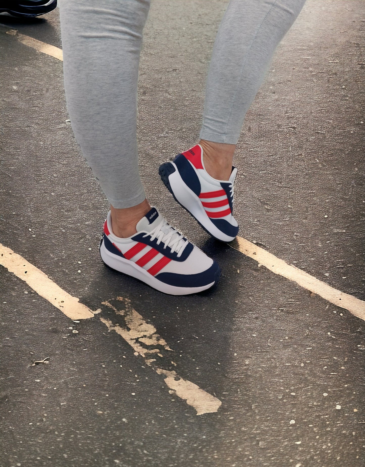 Adidas Retro J Sneaker Weiß-Bunt 70s 38, 38.5