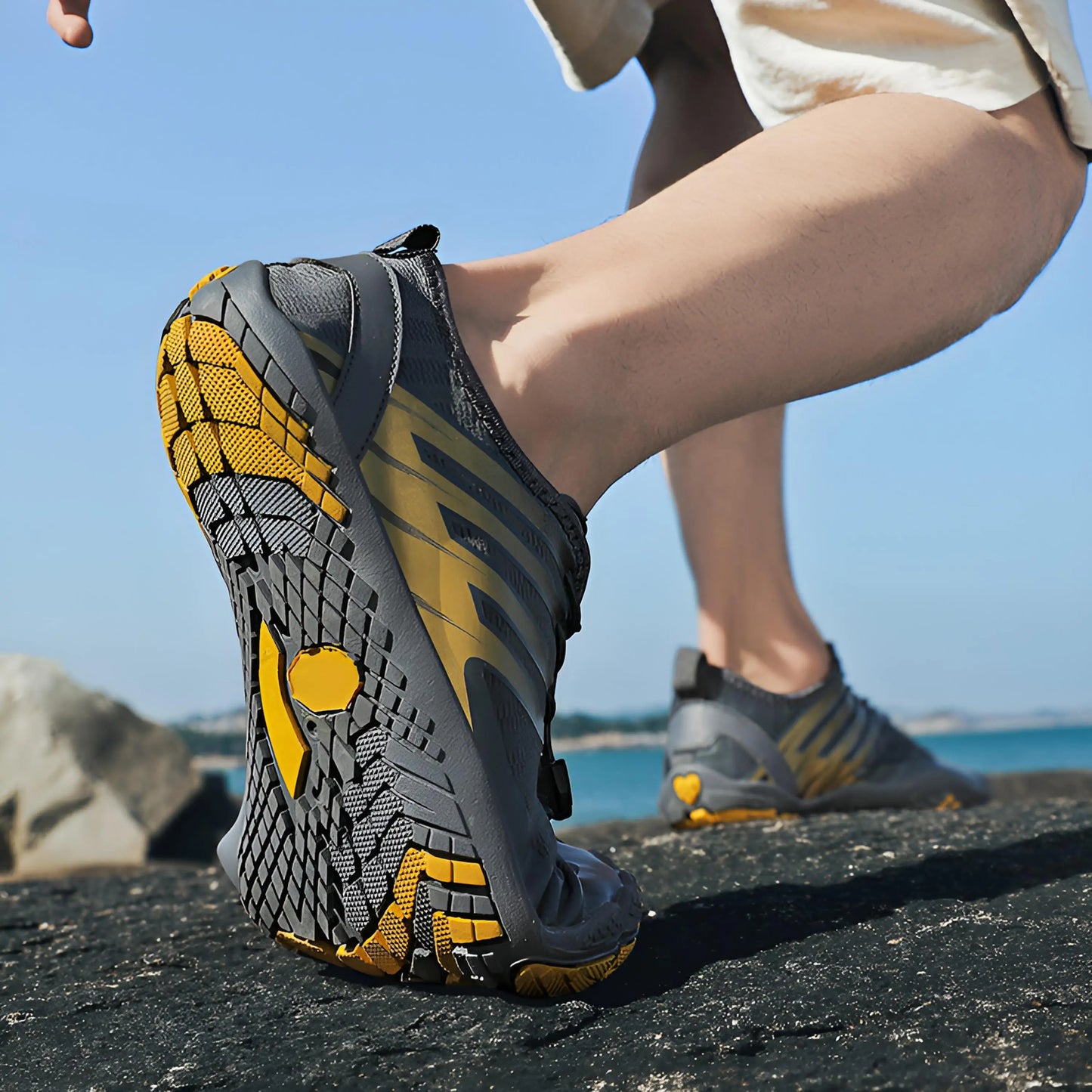 Outdoor Herren Männer Sneaker Wandern Fitnessstudio Barfuß-Schuhe