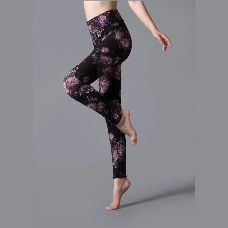 Leggings mit verschiedenen Muster Super-Stretch Sport Fitness Yoga Leggings S-2XL