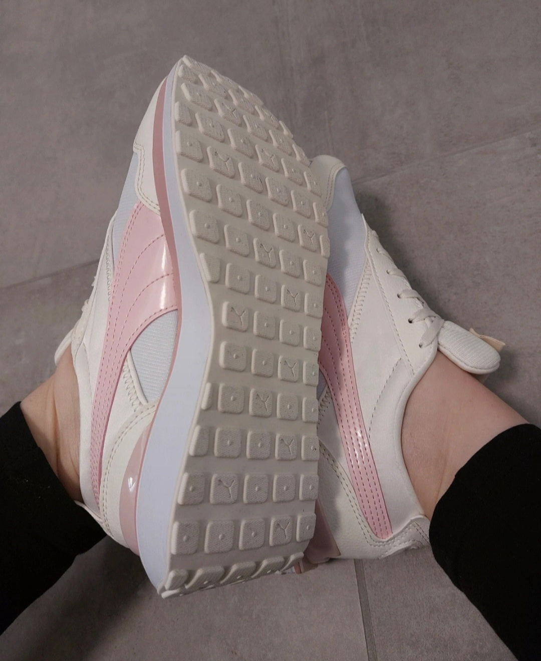 Puma Platform Plateau J Sneaker creme 38 oder 38.5