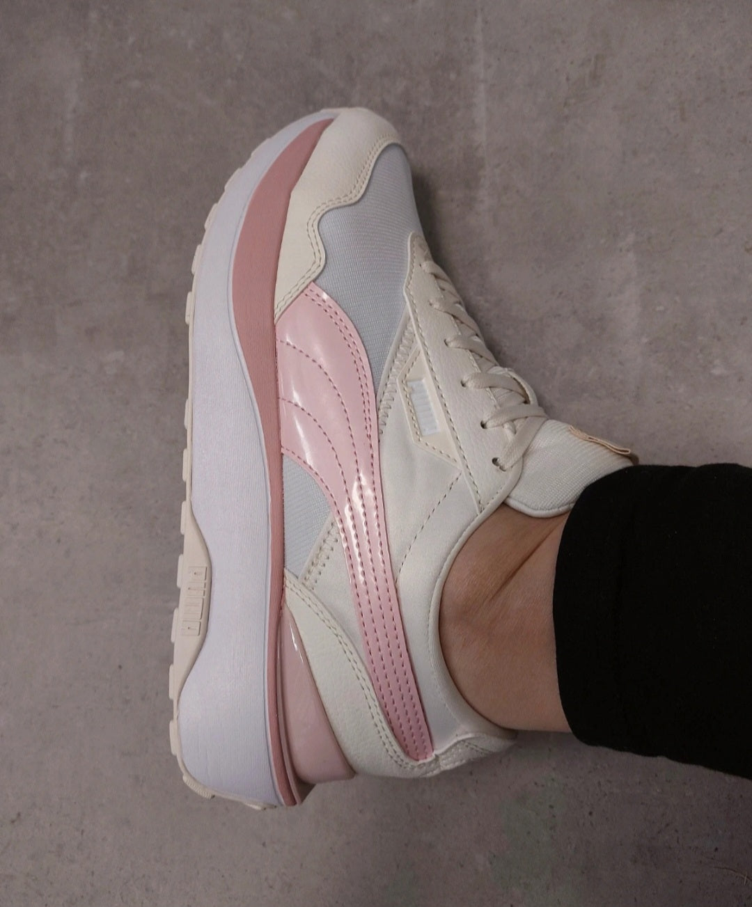 Puma Platform Plateau J Sneaker creme 38 oder 38.5