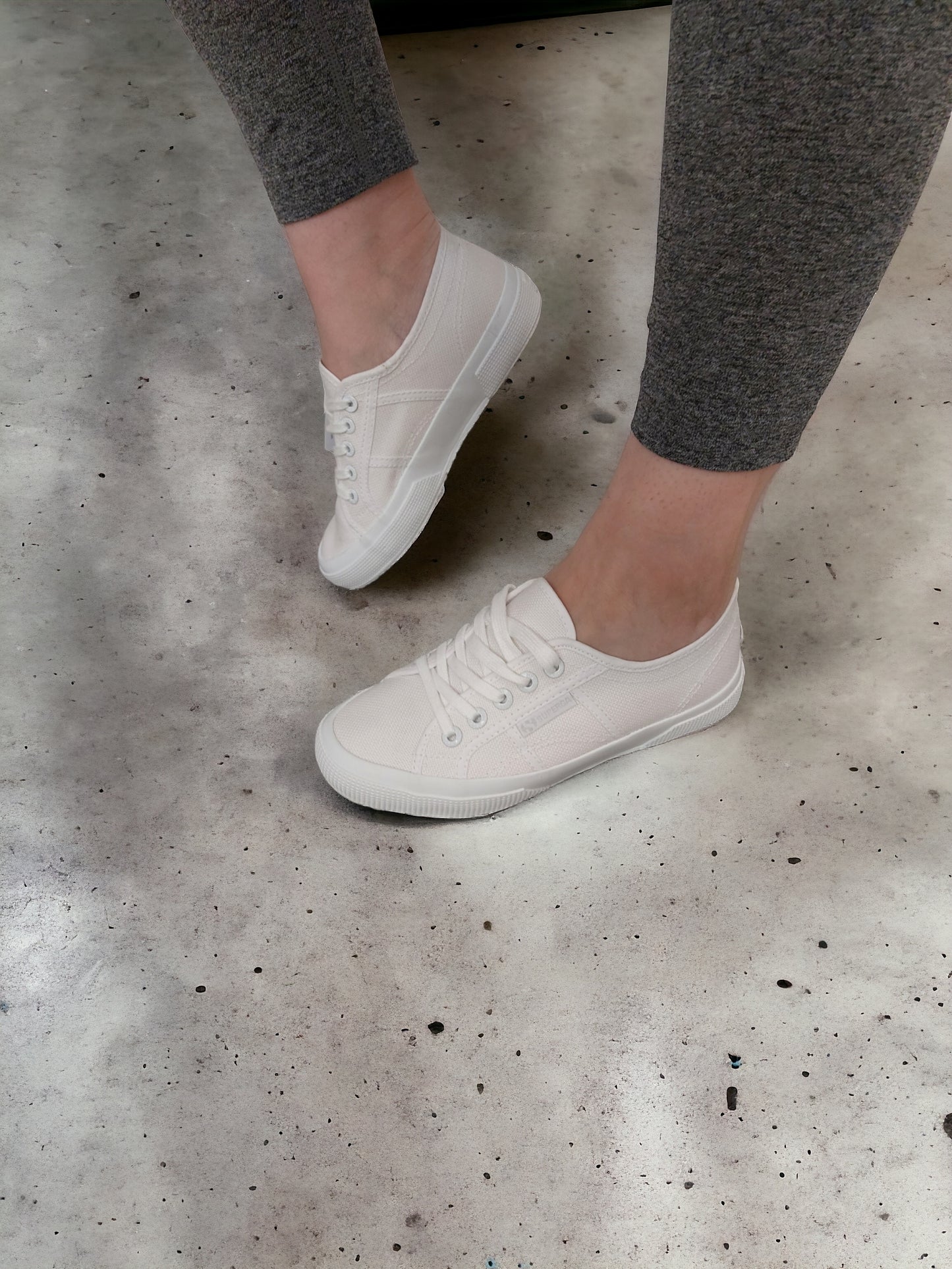 Superga Textil Sneaker classic weiß 36