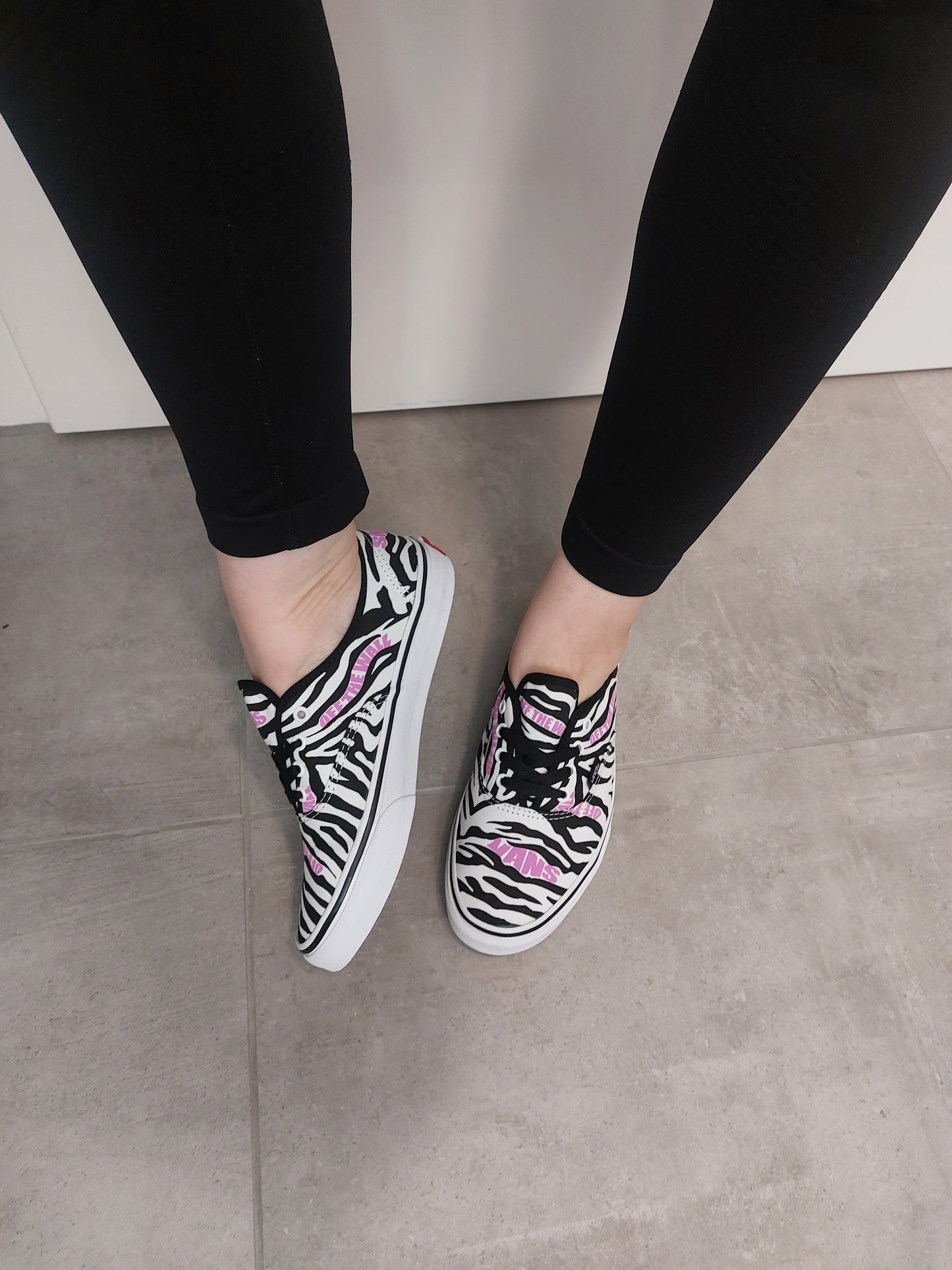 Vans Animal Print Sneaker Zebra 37 38