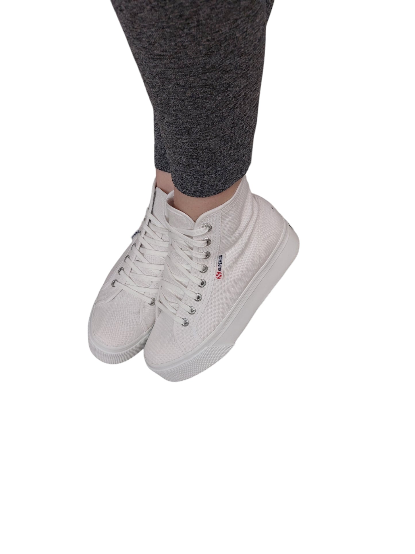 Superga Platform Sneaker Textil Hi Plateau 36 38