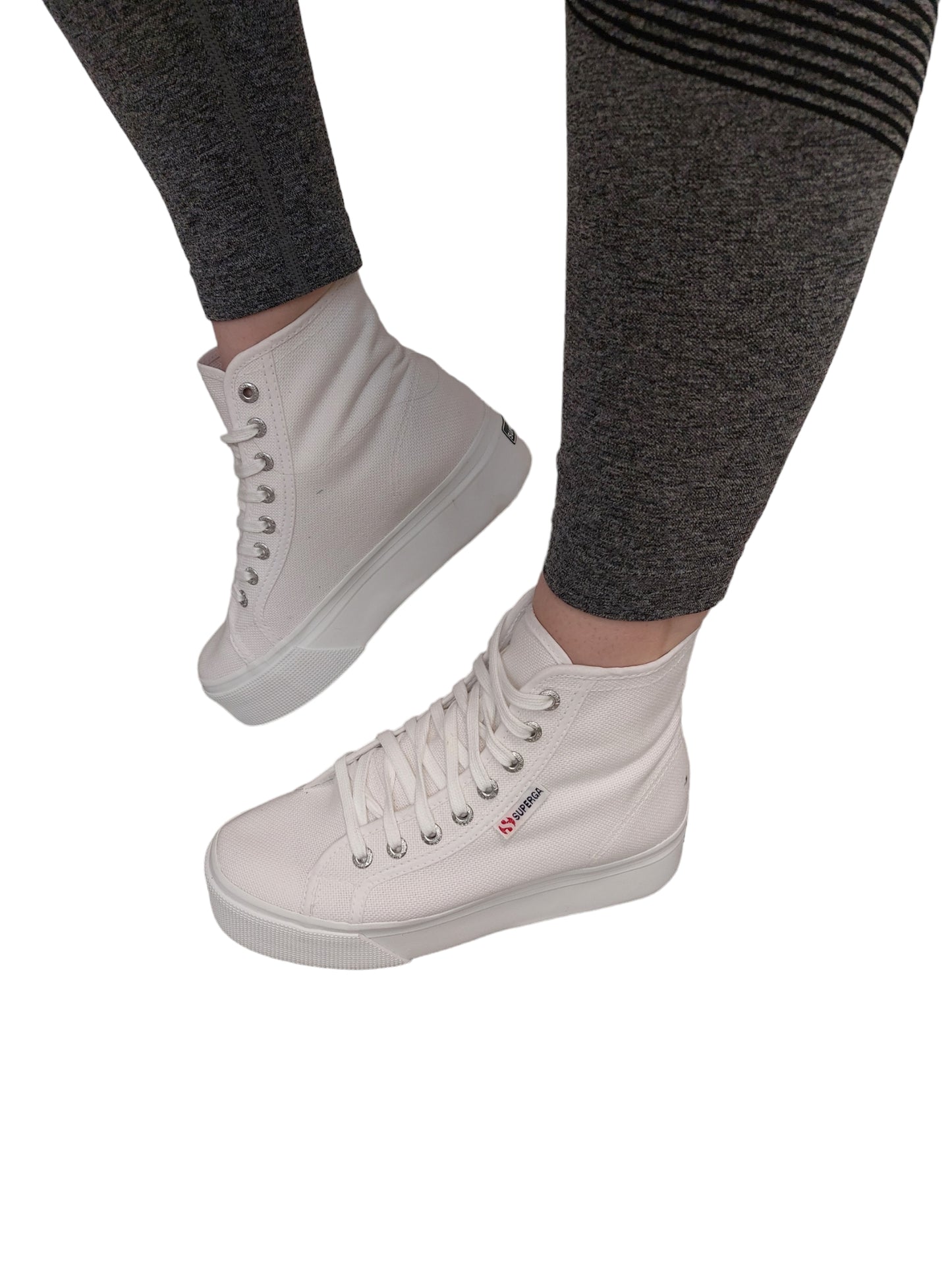 Superga Platform Sneaker Textil Hi Plateau 36 38