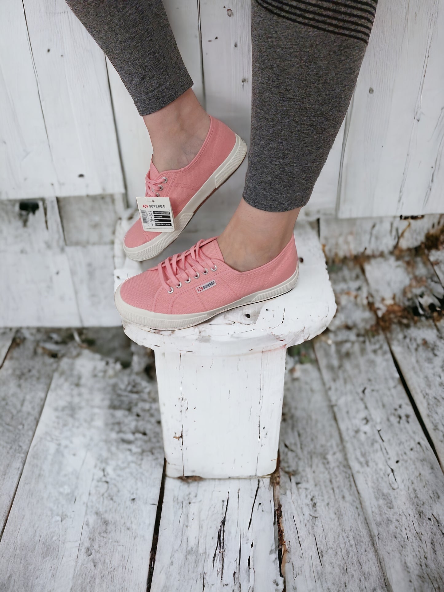 Superga Textil Sneaker classic rosa 42