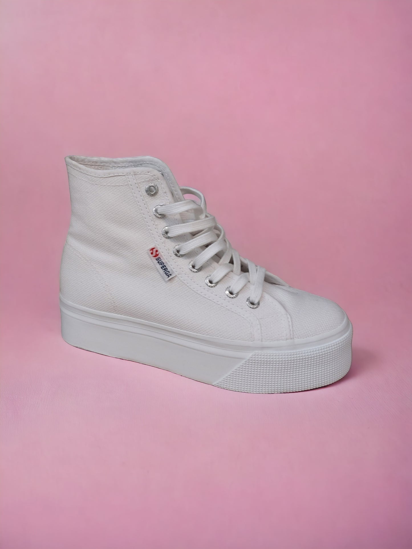 Superga Platform Sneaker Textil Hi Plateau 36 38