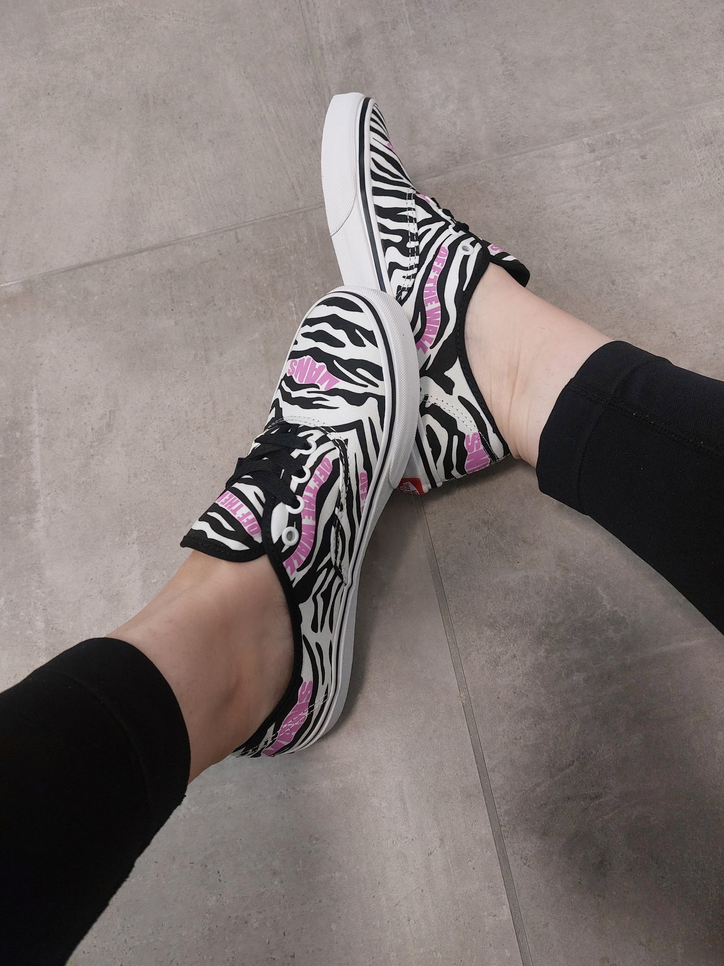 Vans Animal Print Sneaker Zebra 37 38