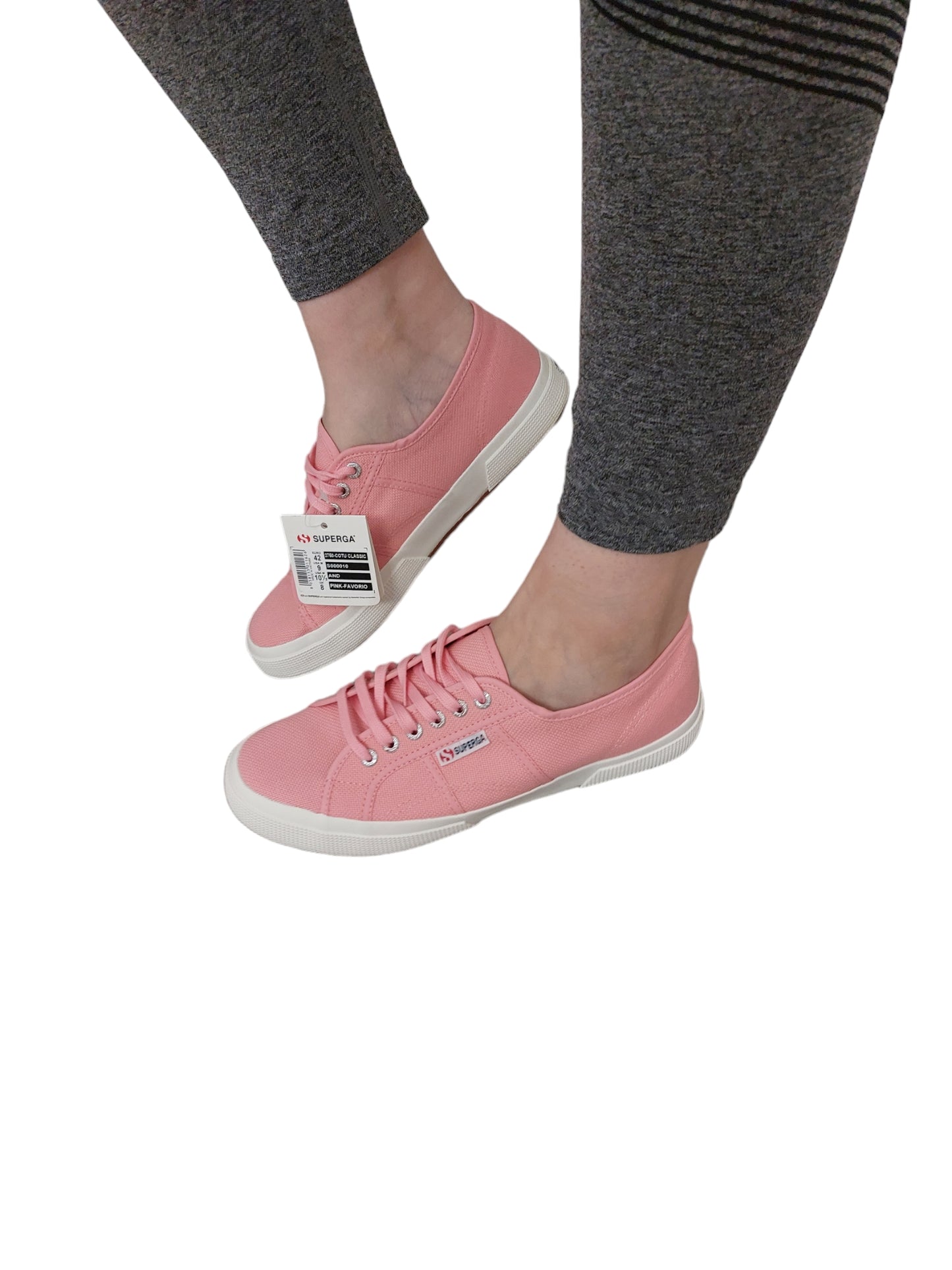 Superga Textil Sneaker classic rosa 42