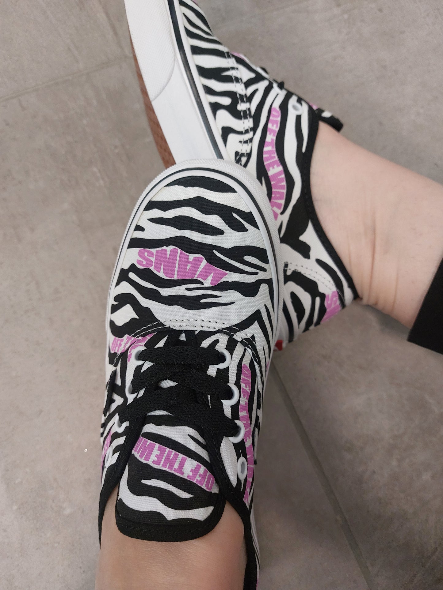 Vans Animal Print Sneaker Zebra 37 38