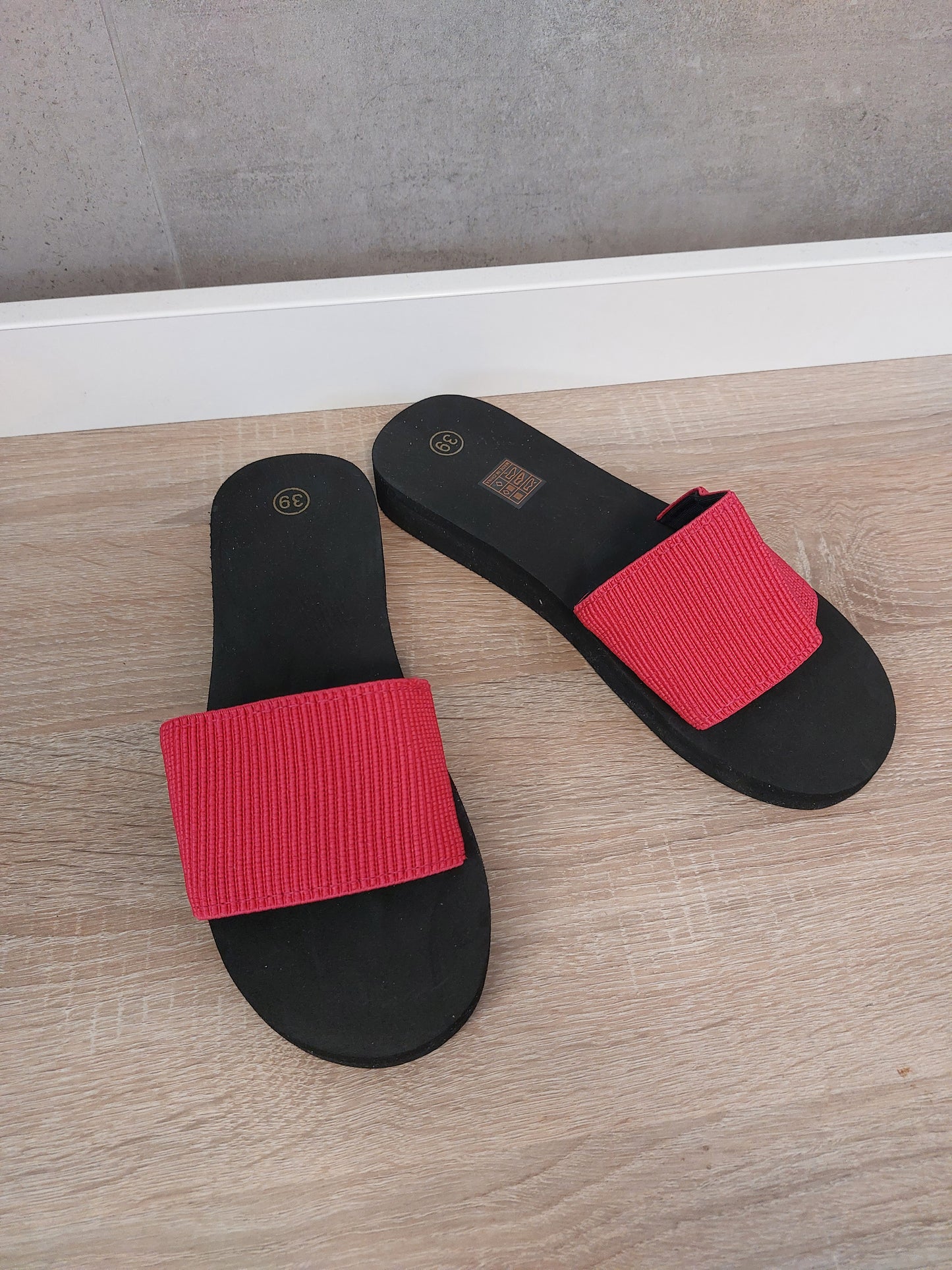 Slipper Pantoletten mit Band 38/39
