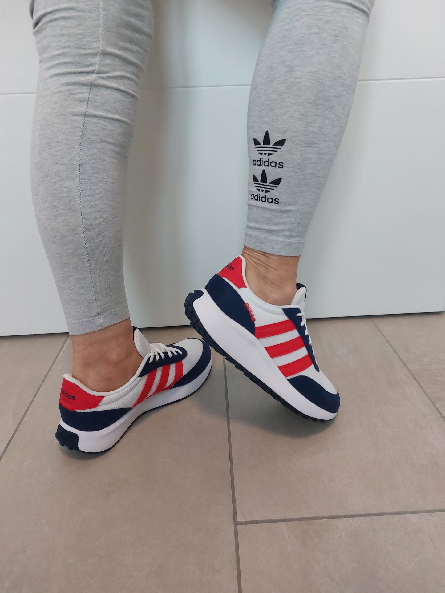 Adidas Retro J Sneaker Weiß-Bunt 70s 38, 38.5