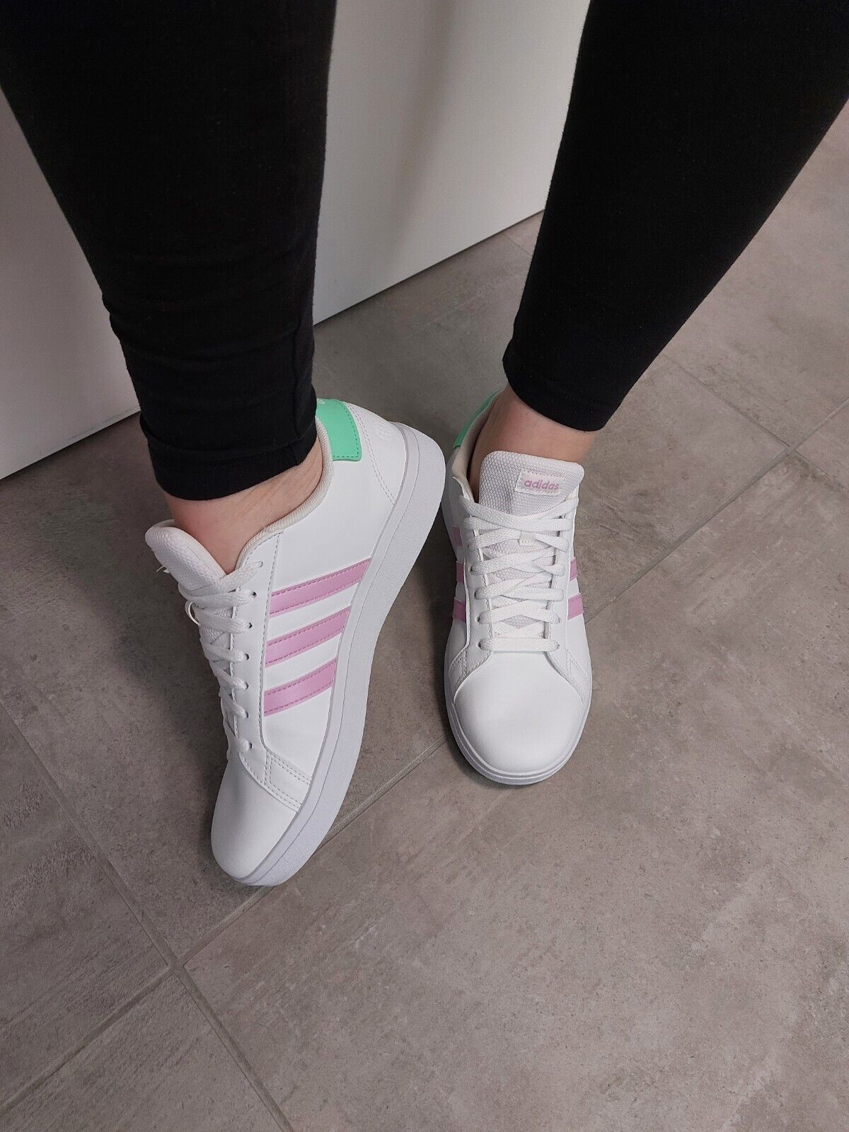 Adidas Retro J Sneaker Weiß-Bunt Flieder Classic Klassiker Neu 40