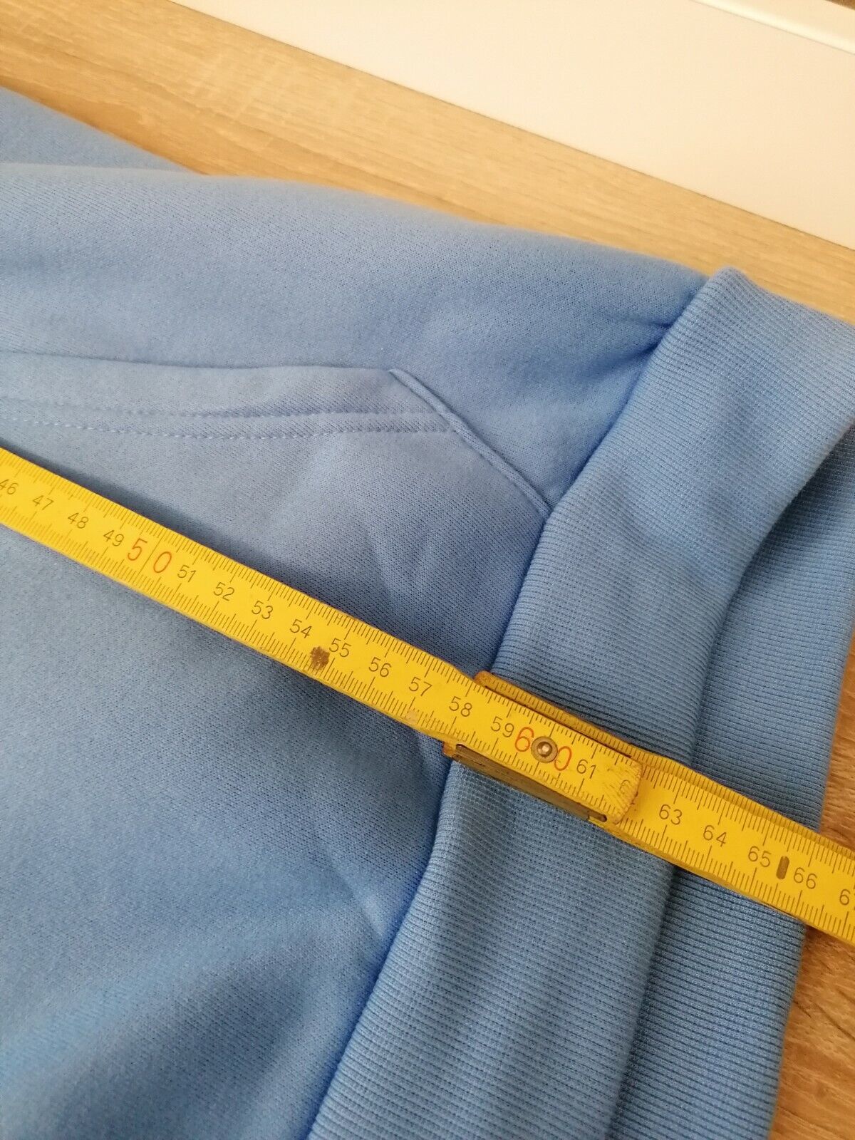 Shein Sweatshirt Sweat Hoodie Kapuzenshirt Blau Babyblau Neu L