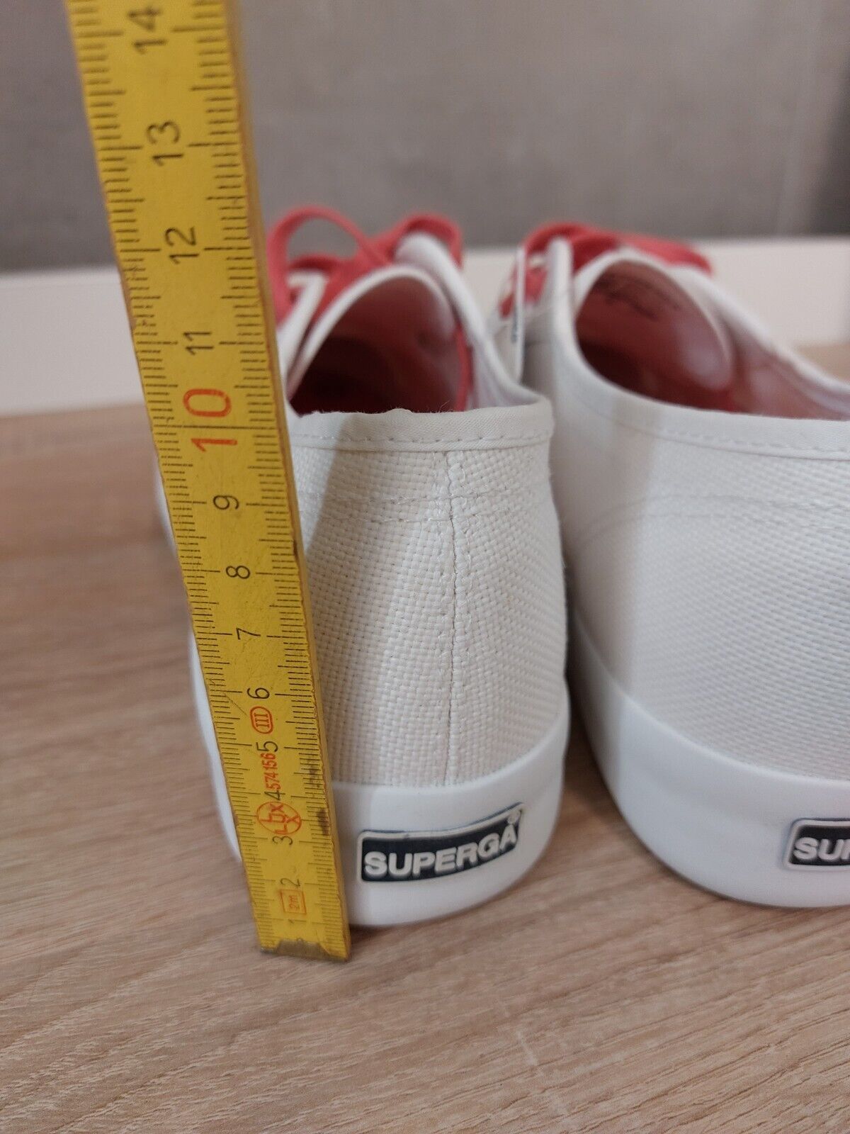 Superga Platform Sneaker Textil Weiß Plateau Neu 41/42