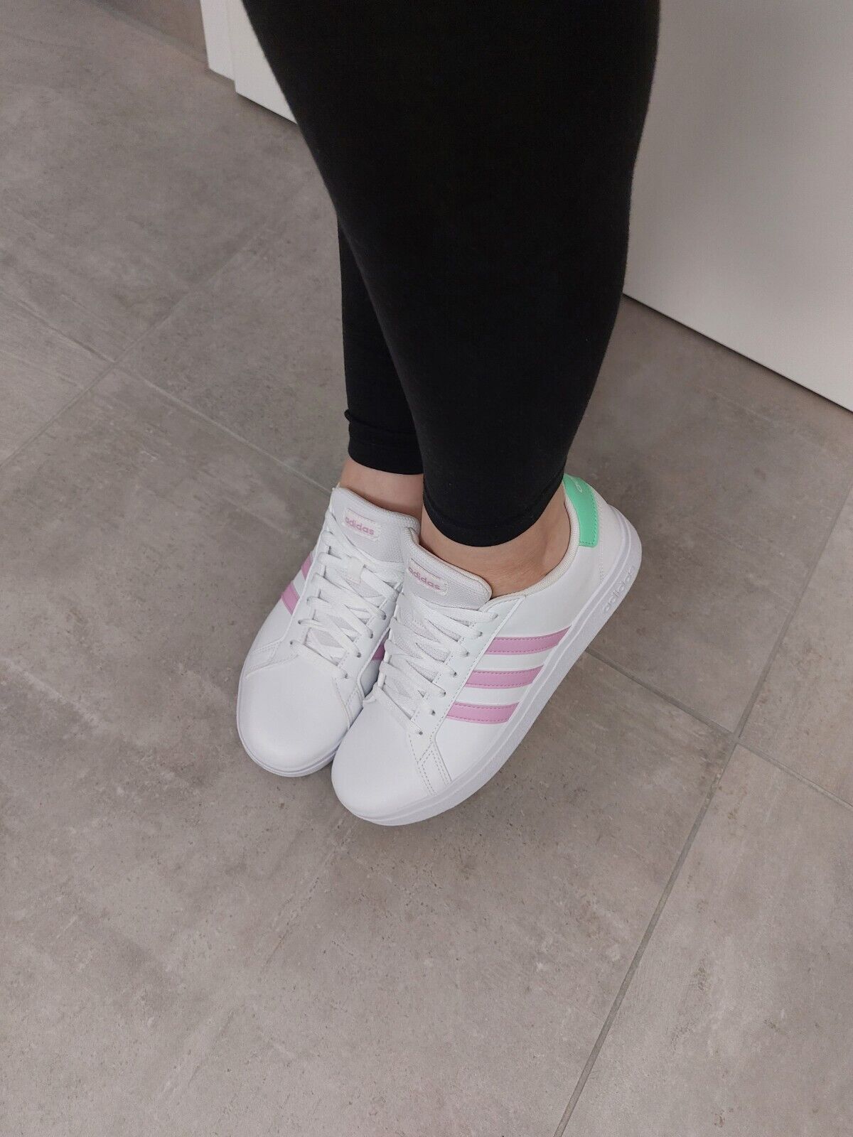 Adidas Retro J Sneaker Weiß-Bunt Flieder Classic Klassiker Neu 40