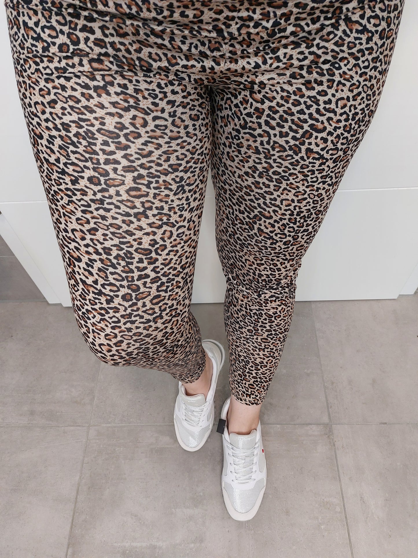 Leggings Animal Print Leo Leopard Look Gepard Neu S M L XL