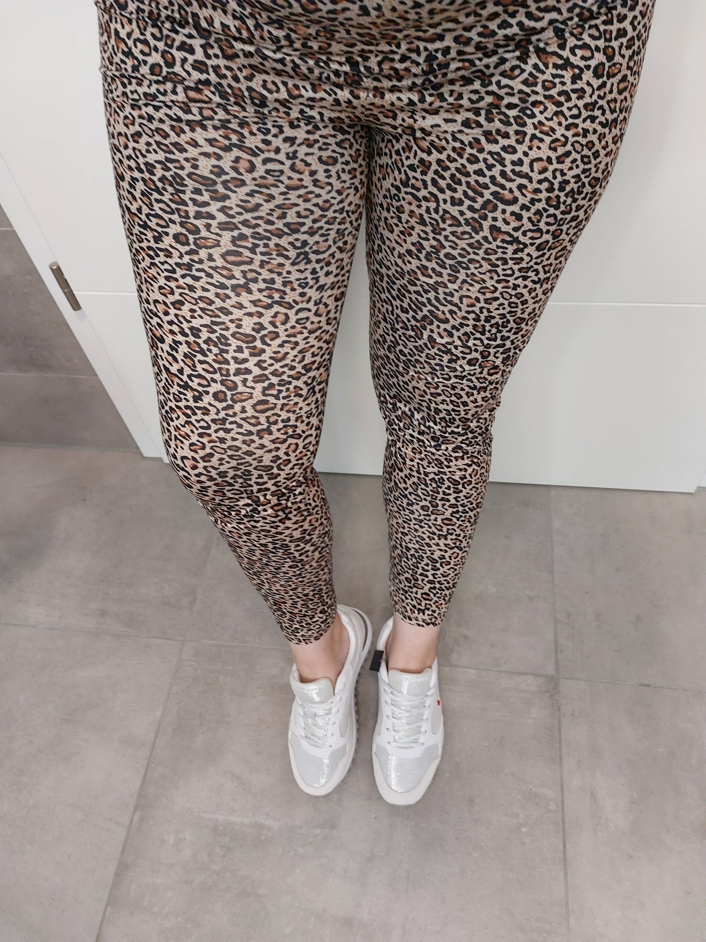 Leggings Animal Print Leo Leopard Look Gepard Neu S M L XL