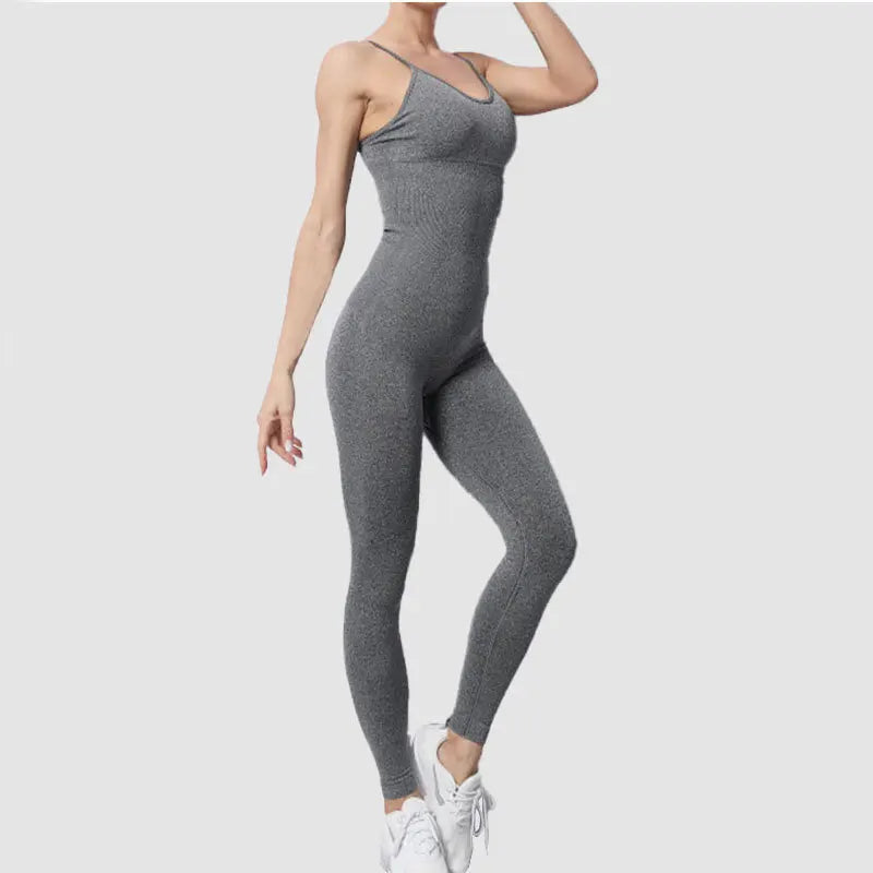 Damen Trainingsanzug Yoga Overall einteilige Fitnessanzug Stretch