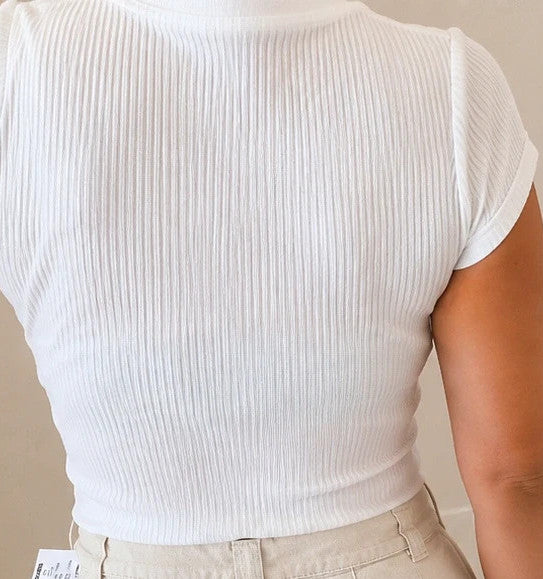 ONLY beige shorts high waist button closure side pockets decorative flaps 100% cotton