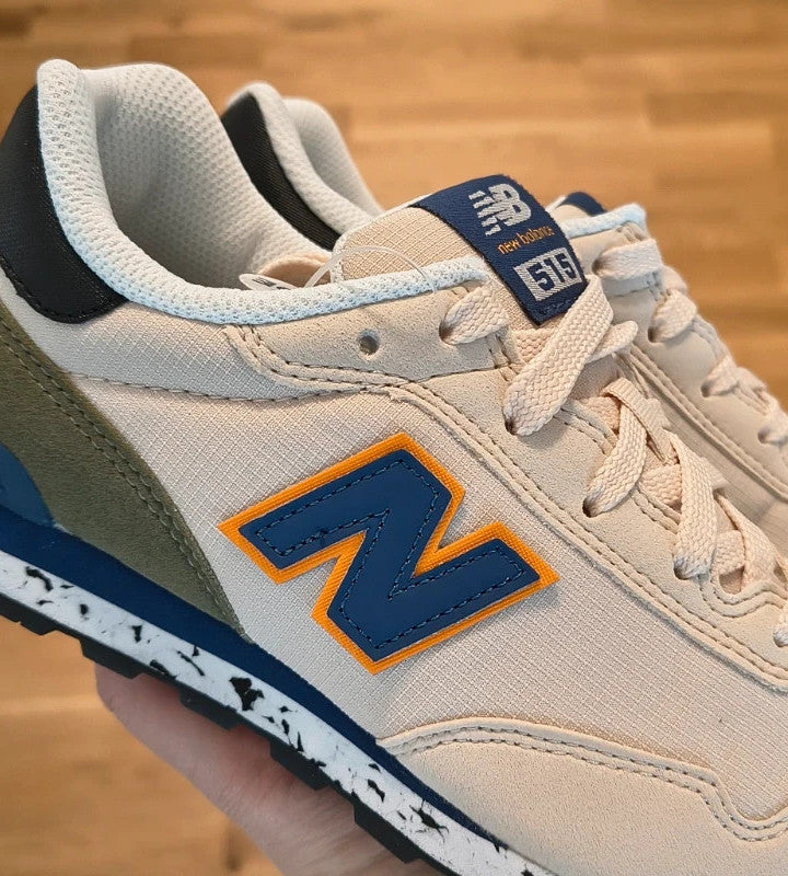 New Balance beige and khaki trainers with original box, size 37/37.5.