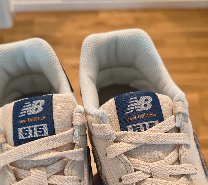 New Balance beige and khaki trainers with original box, size 37/37.5.
