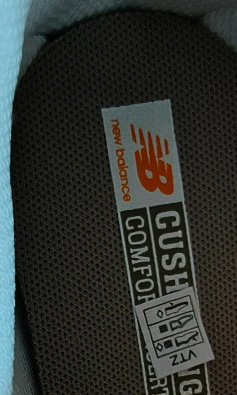 New Balance beige and khaki trainers with original box, size 37/37.5.