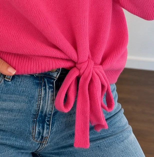 ONLY pink pullover size S, lightly oversized with adjustable drawstring hem, new with tags.