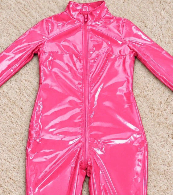 ck pink jumpsuit size XL with relaxed fit and versatile design.