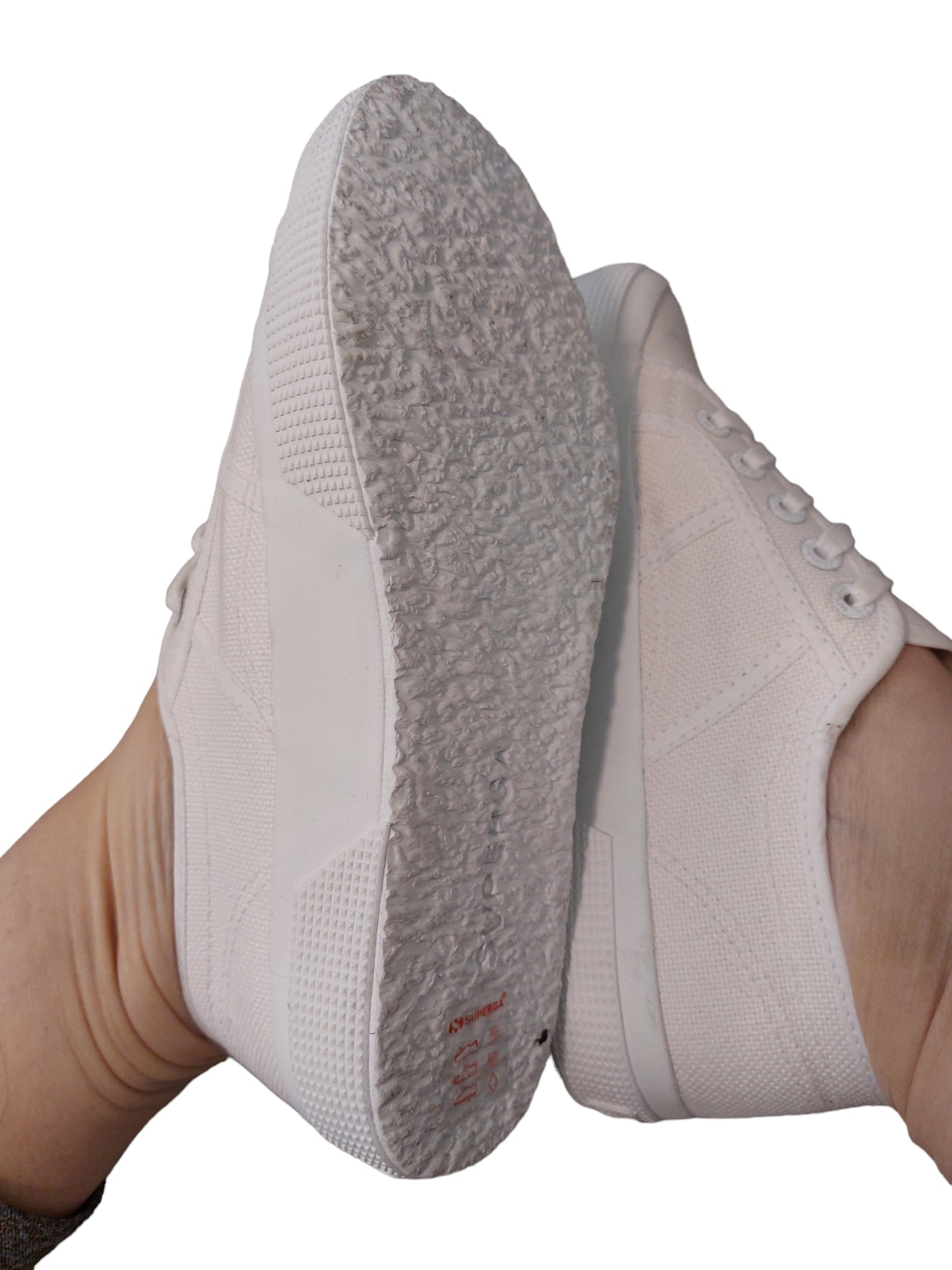 Superga Textil Sneaker classic weiß 36