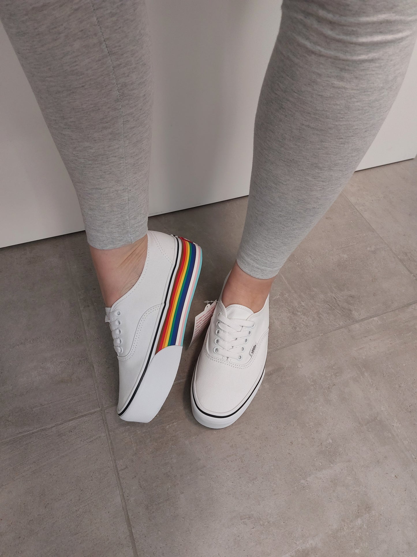 Vans Platform Sneaker Textil Weiß Pride Edition 37 39