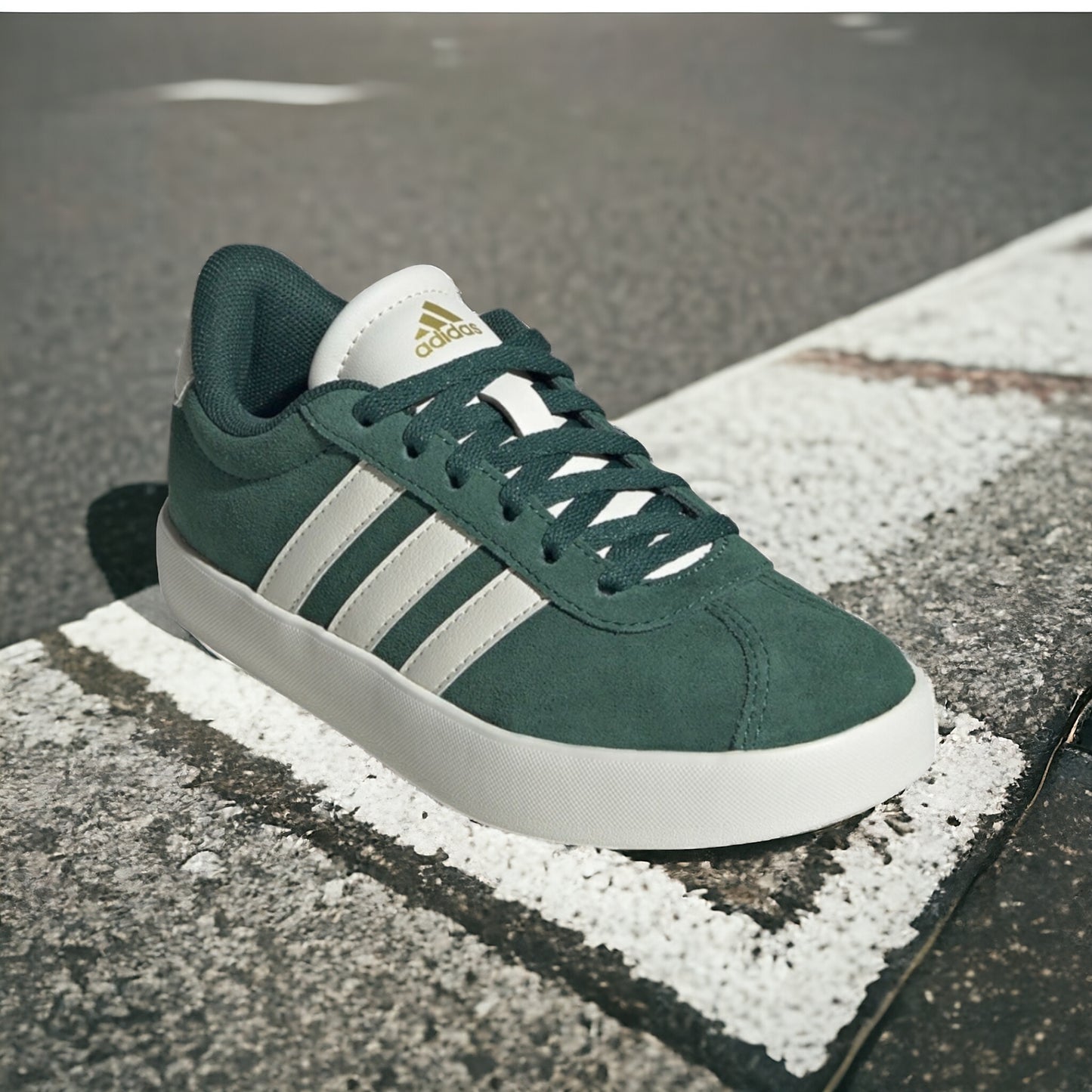 adidas Vl Court 3.0 J Sportschuhe Sneaker Trainer Sneakers Unisex Leder 39⅓
