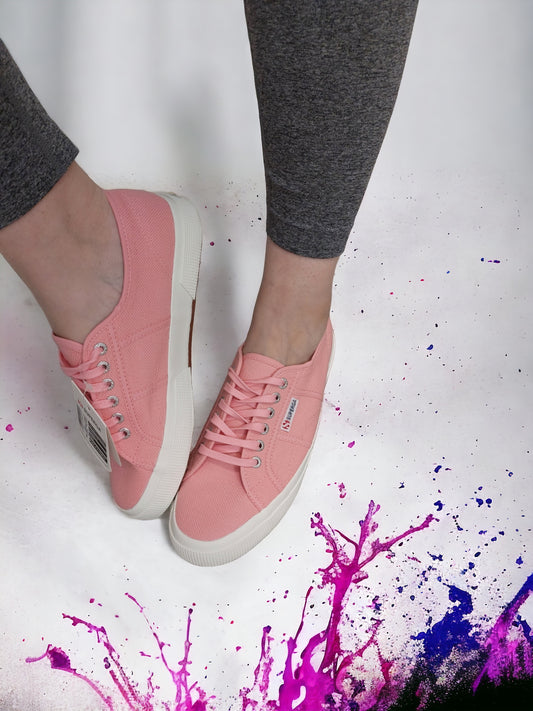 Superga Textil Sneaker classic rosa 42