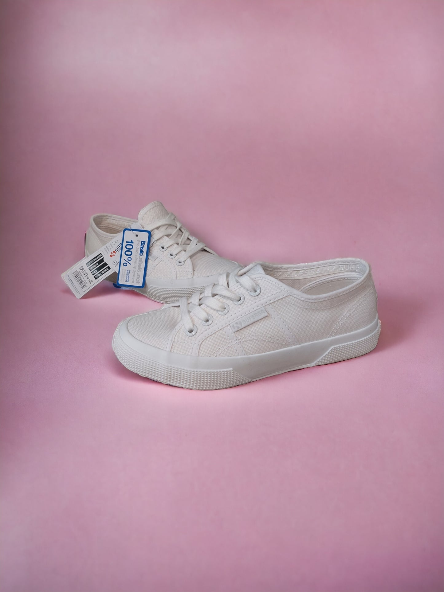 Superga Textil Sneaker classic weiß 36