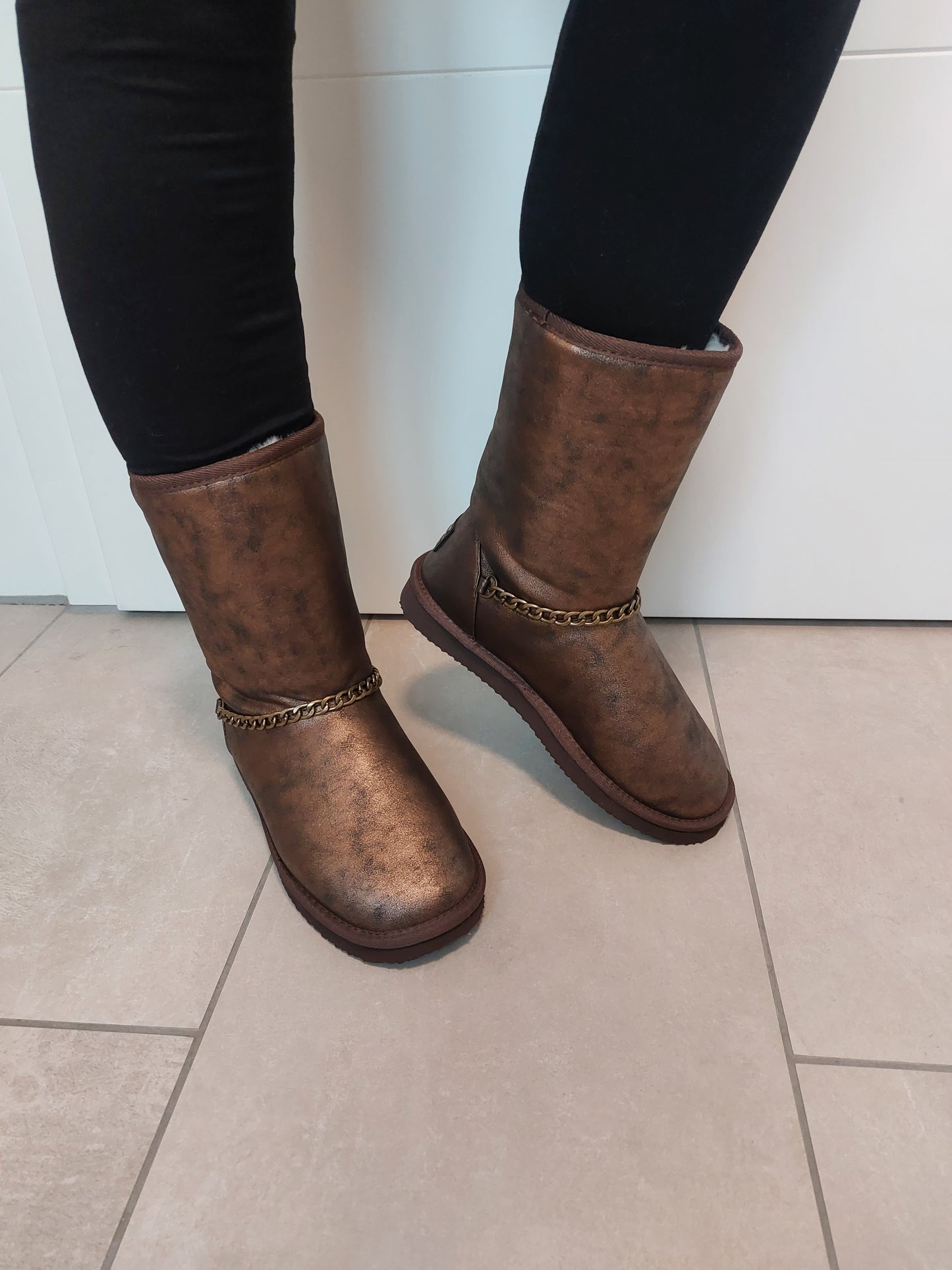 Lynfield Stiefelette Stiefel Boots gefüttert 38 39 40 41
