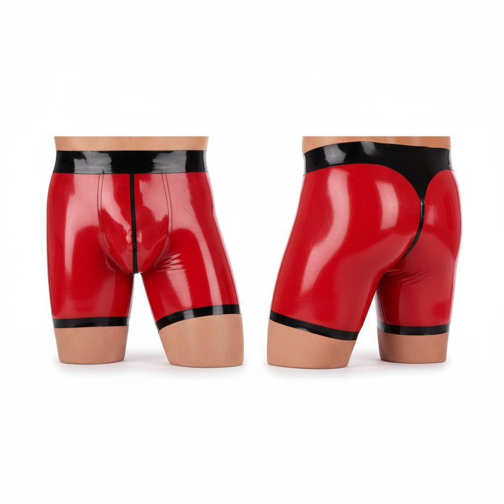 Latex Höschen Sexy Männer Unterwäsche Gummi Unterhose Fetisch Herren XS-XXL