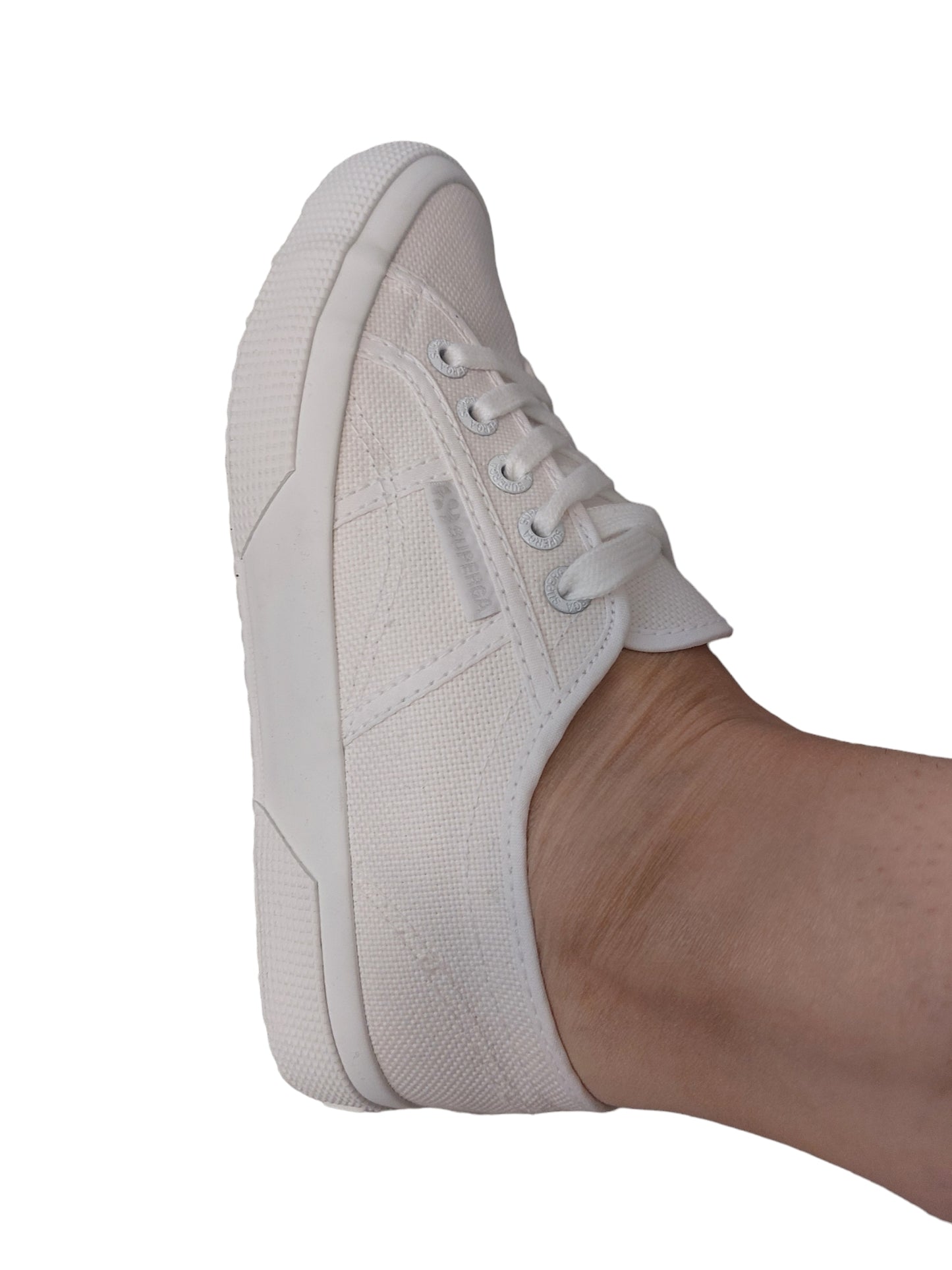 Superga Textil Sneaker classic weiß 36