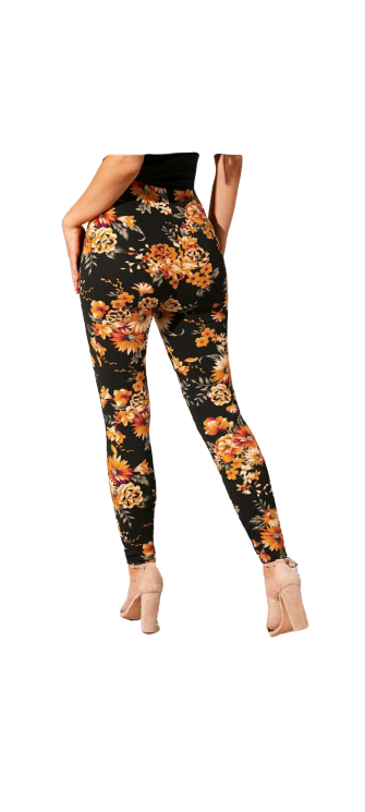 Leggings Tights Classic Geblümt S, M oder L