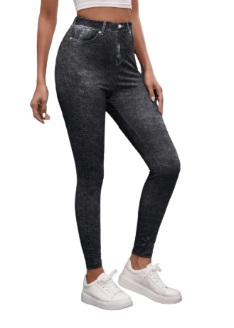 Shein Leggings Tights Jeans-Optik L, XL oder XXL