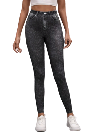 Shein Leggings Tights Jeans-Optik L, XL oder XXL